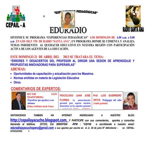 Experienciaspedagogicas