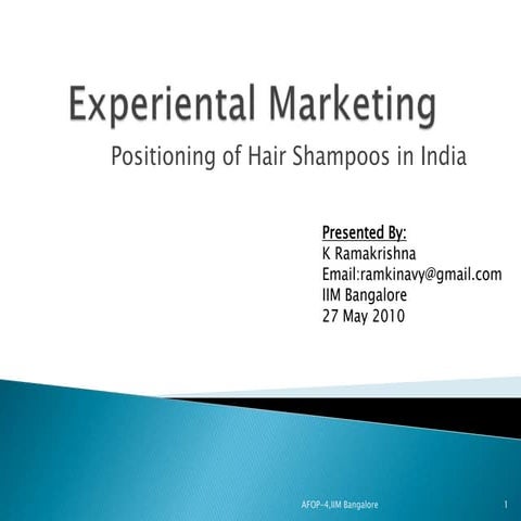 Experiental marketing