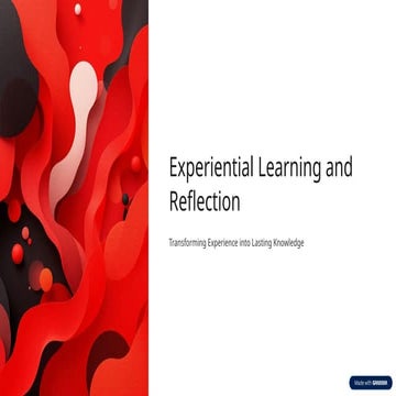 Experiential Learning | PPTX