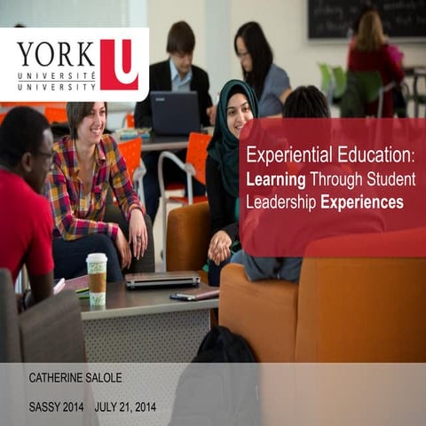 Experiential Education: Learning Through Co-curricular Leadership Experiences...