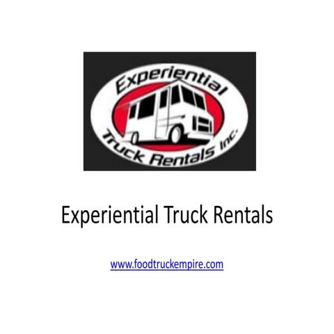 Experiential Truck Rentals | PPTX