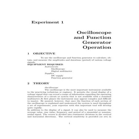 Experiment reportexample