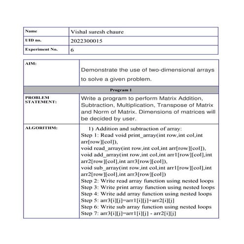 Experiment 06 psiplclannguage expermient.doc