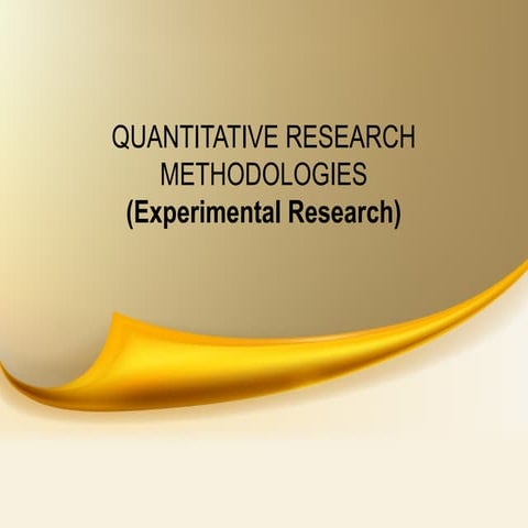 Experimental research