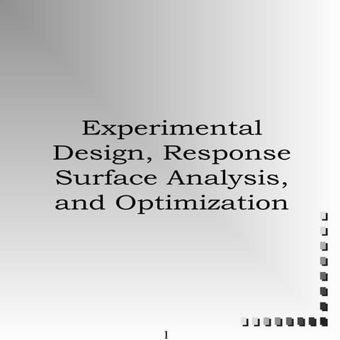 Experimental design