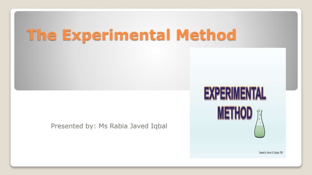 experimental method.pptx