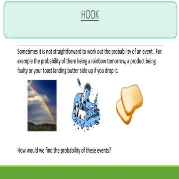 Experimental probability pp