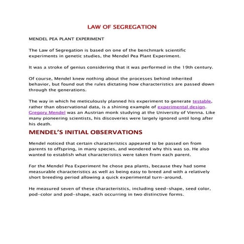 Experimental research