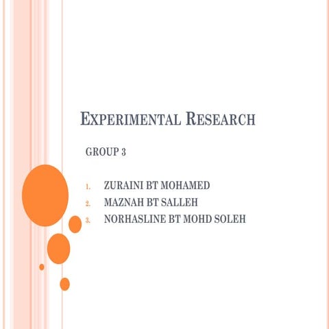 Experimental research