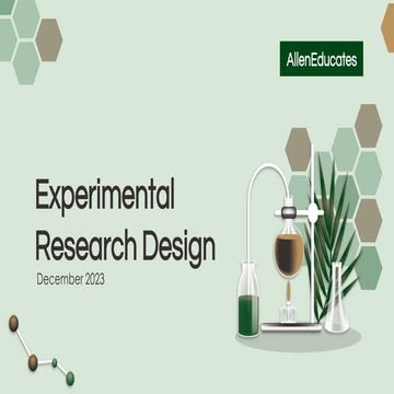 Experimental Research Design