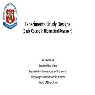 EXPERIMENTAL STUDY DESIGNS from BCBR.pptx