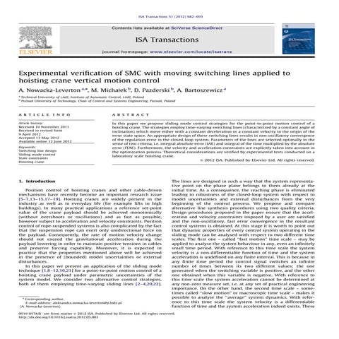 Slotine adaptive control-manipulators | PDF