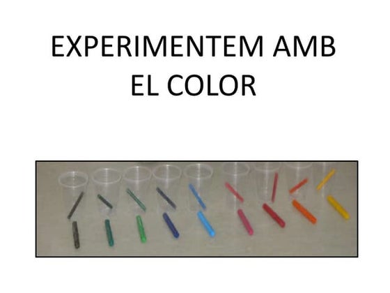 Experimentem amb el gel | PPT