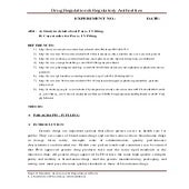 A) Study in detail about Para - IV filing. B) Case studies for Para - IV Filing.