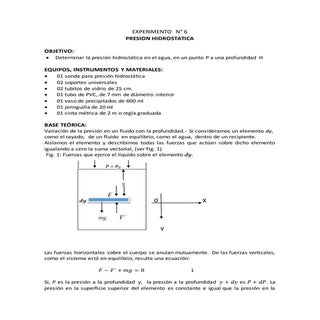 Experimento para  colegio