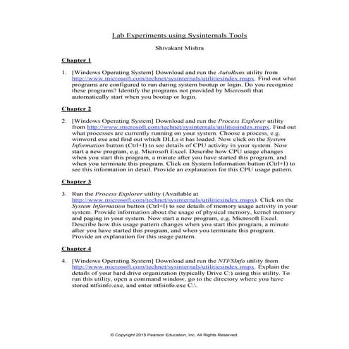 Experimentos lab | PDF | Operating Systems | Computer Software and ...