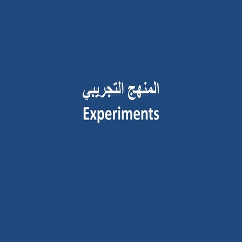 Experimental Methods in Mass Communication Research