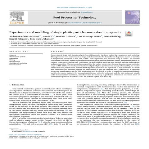 Experiments and Modeling od single plastic particle conversion in suspension.pdf