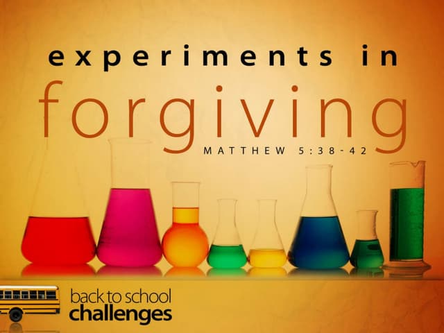 Experiments In Forgiving