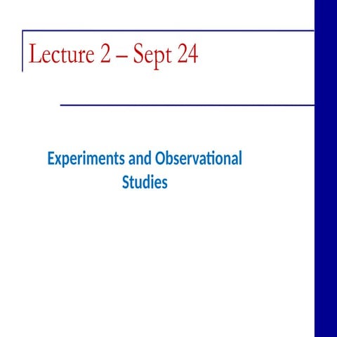 @Experiments Vs. Observational Studies.ppt