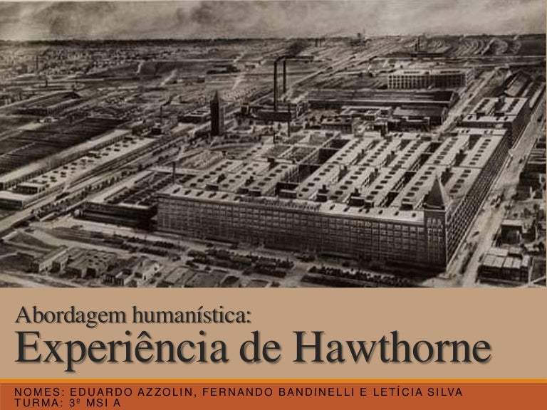 Experiência de hawthorne
