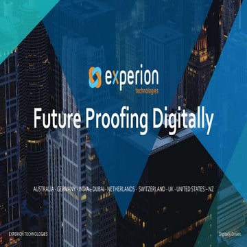 Experion Corporate Profile 2020