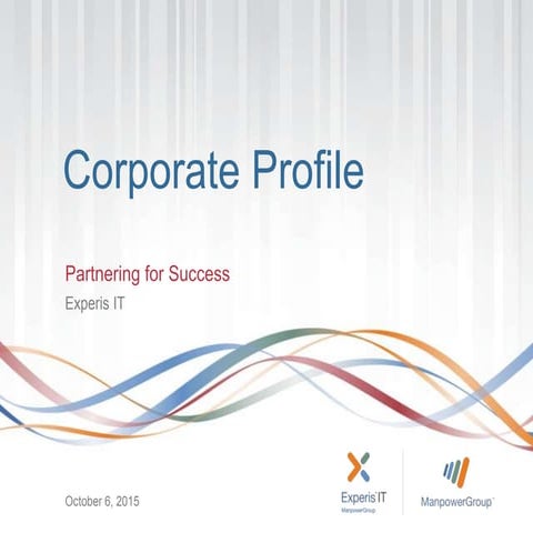 Experis IT Corporate Profile 2015