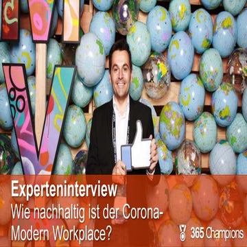 Experteninterview Dominik Wilsberg: Wie nachhaltig ist der Corona-Modern Workplace?