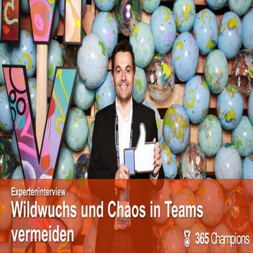 Experteninterview mit Benjamin Stierle: Wildwuchs und Chaos in Teams vermeiden