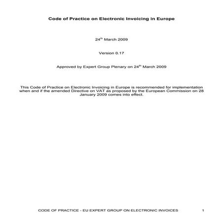 Expert Group Code Of Practice En[1]