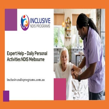 Expert Help – Daily Personal Activities NDIS Melbourne | PDF