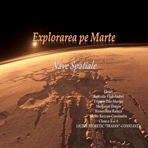 MARS -THE EXPERT TEAM IN HISTORY  