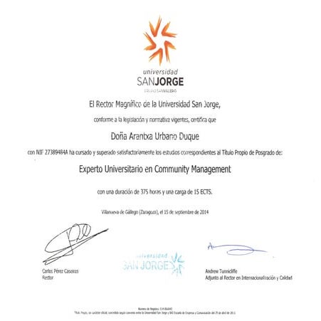 Experto universitario en community management