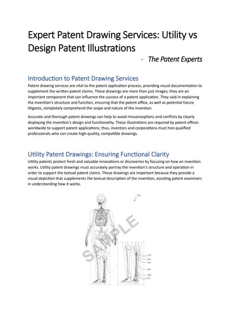 Patent Application Drawings | Utility and Design Patents | The Patent ...