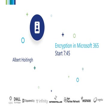 Encryption in Microsoft 365 - ExpertsLive Netherlands 2024