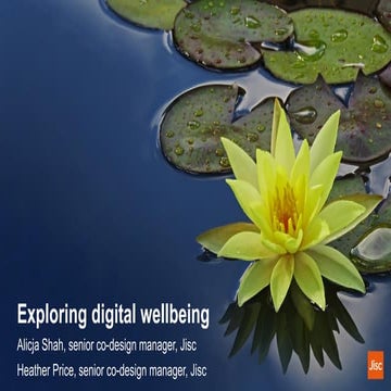 Exploring digital well-being