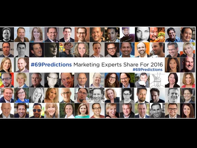 #69Predictions Marketing Experts Sh...