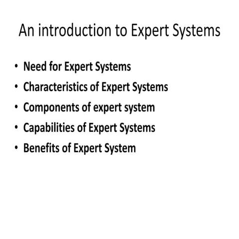 Expert system 