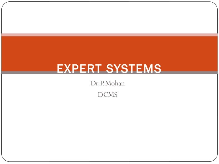Expert systems