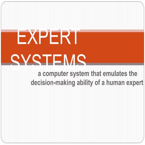 Expert Systems