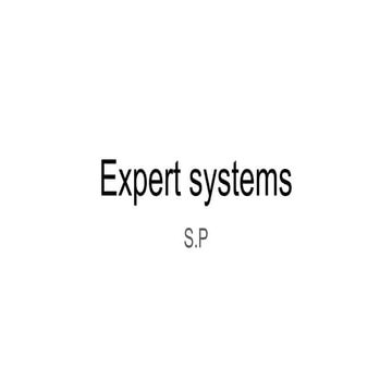 Expert system xxxxxxxxxxxxxxxxxxxxxxxxxxxxxxxxx