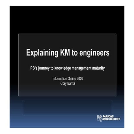 Explaining KM | PPT