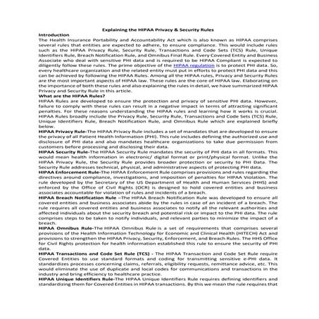 Explaining the HIPAA Privacy[.docx