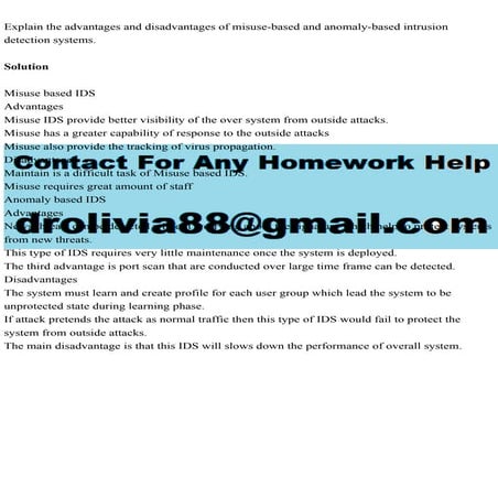 Explain the advantages and disadvantages of misuse-based and anomaly.pdf