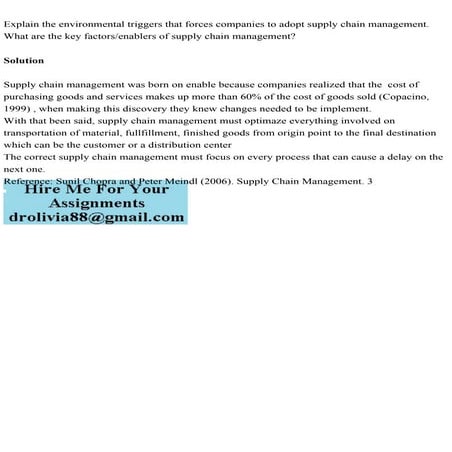 Explain the environmental triggers that forces companies to adopt su.pdf