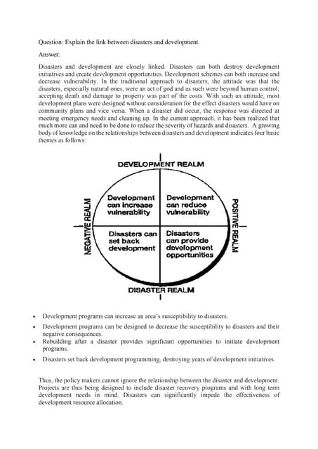 0 1 Disaster Development Ppt