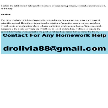 Explain the relationship between three aspects of science hypothesi.pdf