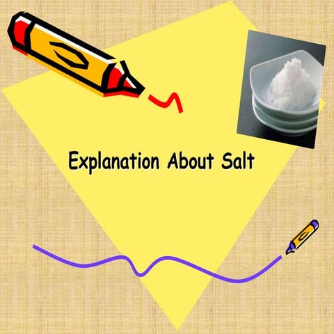 Explanation about salt  by naviati asrita putri