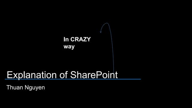 Explanation of sp in crazy way
