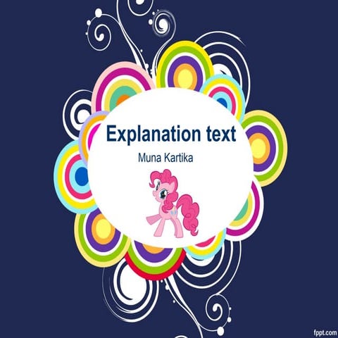 Explanation text